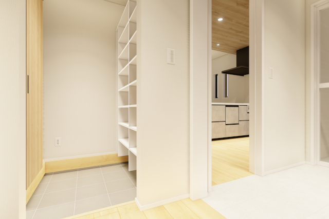 写真：ただいま動線