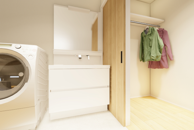 写真：1階ウォークインクローゼット